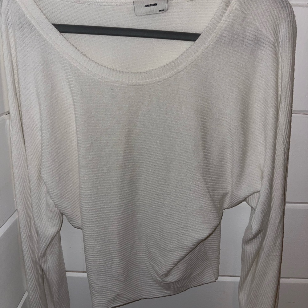 JOAH BROWN off the shoulder sweater